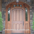 Porte d'entrée en bois, porte d'entrée double avant avec qualité Érable en bois dur
